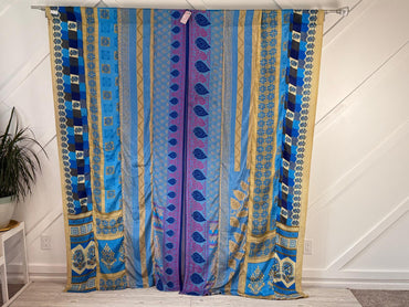 Set of Two curtain panels 40 inch(w)84 inch(L) - S018 - Rangeelaa - Fairtrade Sustainable Women's Clothing
