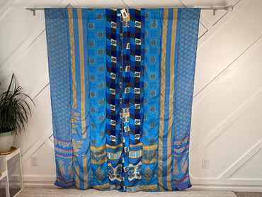 Set of Two curtain panels 40 inch(w)84 inch(L) - S019 - Rangeelaa - Fairtrade Sustainable Women's Clothing
