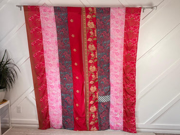 Set of Two curtain panels 40 inch(w)84 inch(L) - S020 - Rangeelaa - Fairtrade Sustainable Women's Clothing