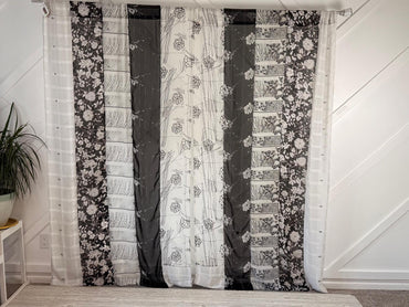 Set of Two curtain panels 50 inch(w)84 inch(L) - B004 - Rangeelaa - Fairtrade Sustainable Women's Clothing