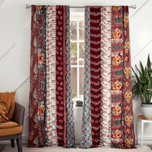 Set of Two curtain panels 50 inch(w)84 inch(L) -B009