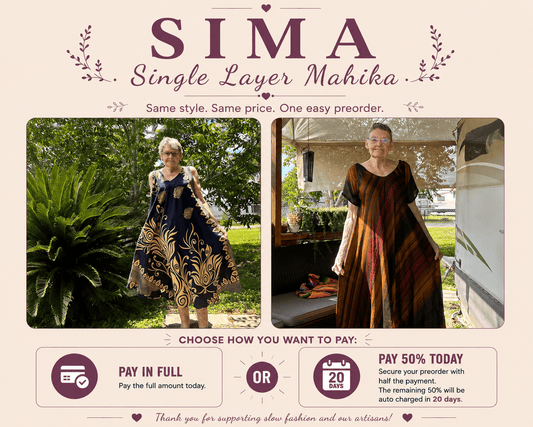 Single Layer Mahika - Rangeelaa- Fairtrade Sustainable Women's Clothing