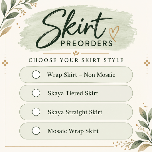 Skirt Preorder Payment - Rangeelaa- Fairtrade Sustainable Women's Clothing