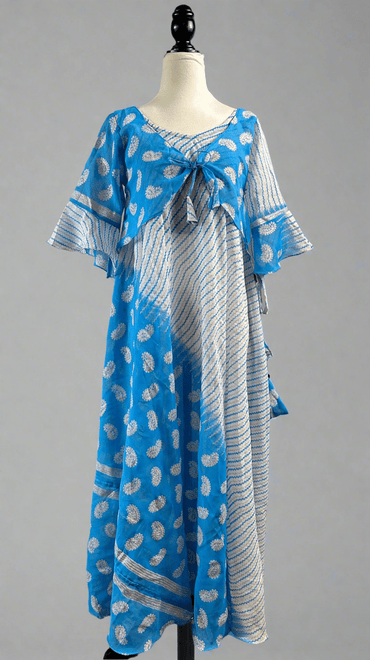 Slim Petite Cute Choli Mahika Dress No Scarf V001 - Rangeelaa - Fairtrade Sustainable Women's Clothing