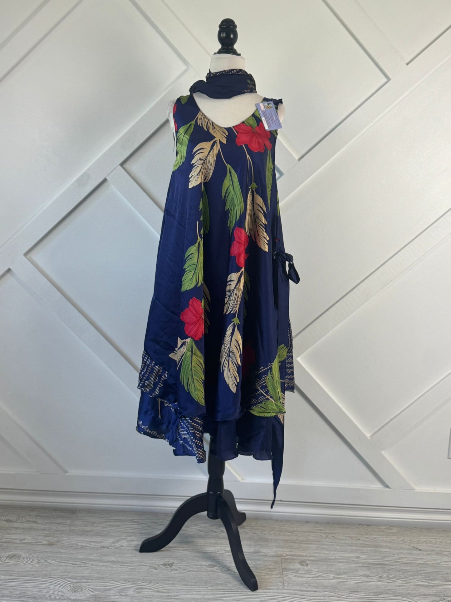 Slim Petite Original Mahika with matching Scarf- ED001 - Rangeelaa- Fairtrade Sustainable Women's Clothing