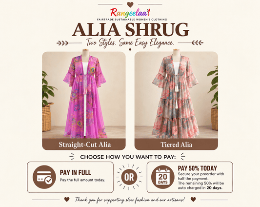 Tiered /Straight Cut Alia - Rangeelaa- Fairtrade Sustainable Women's Clothing
