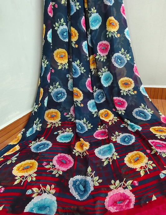 Twirl in Colour | Chiffon ❤️-001 - Rangeelaa- Fairtrade Sustainable Women's Clothing