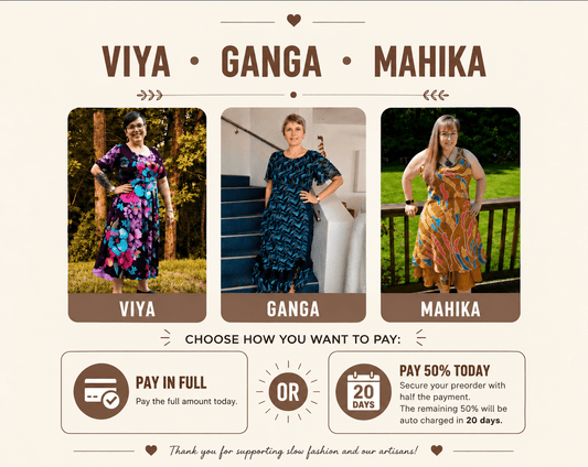 Viya/Ganga/Mahika - Rangeelaa- Fairtrade Sustainable Women's Clothing