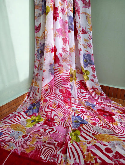 Wild Flower Swirls - Rangeelaa- Fairtrade Sustainable Women's Clothing