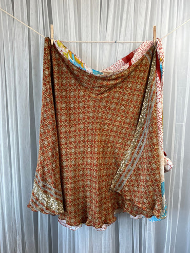 Festive Regular Ankle FA036 - Rangeelaa- Fairtrade Sustainable Women's Clothingsaree wrap skirts