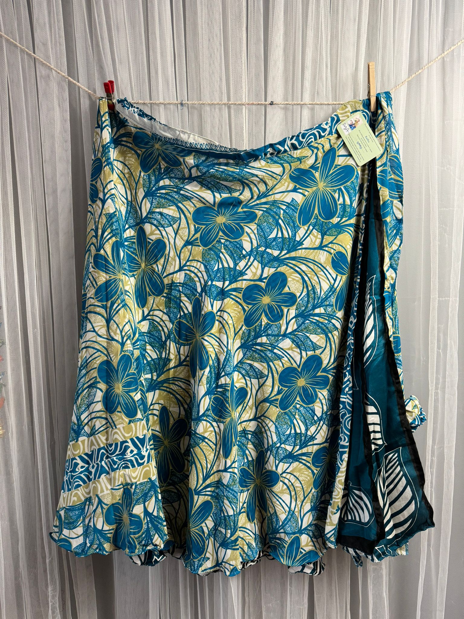 Festive Regular Ankle -FS001 - Rangeelaa- Fairtrade Sustainable Women's Clothingsaree wrap skirts