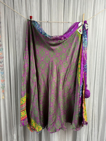 Festive Regular Ankle -FS003 - Rangeelaa- Fairtrade Sustainable Women's Clothingsaree wrap skirts