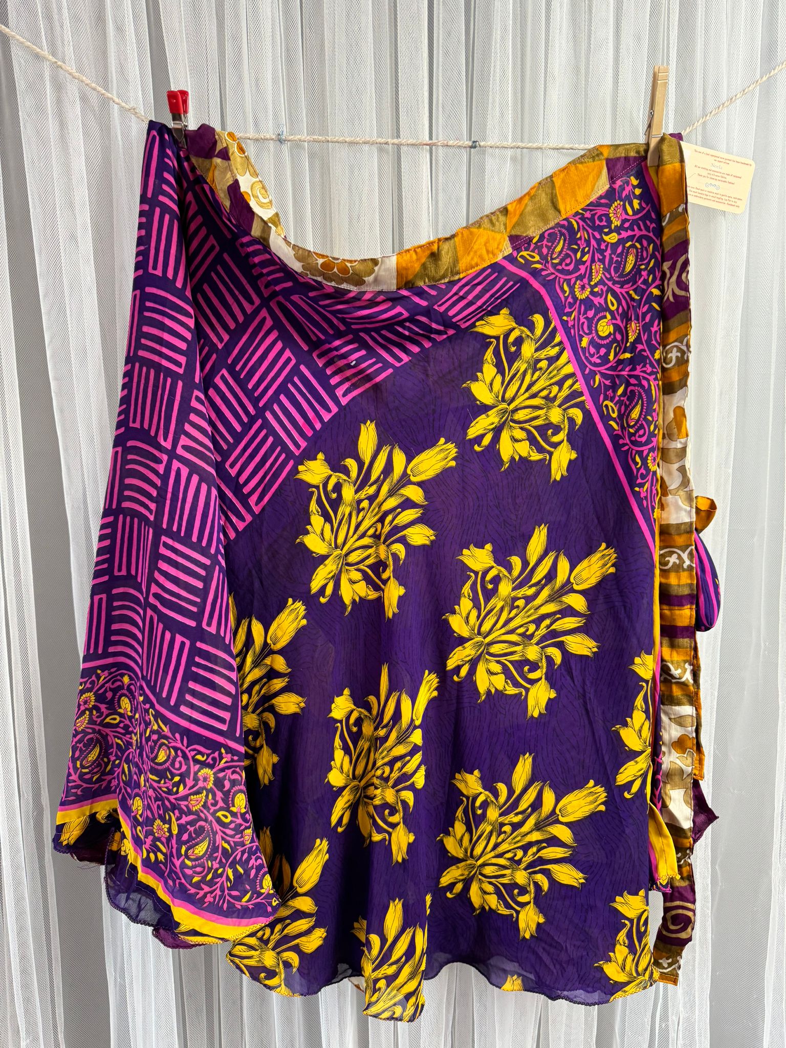 Festive Regular Calf-FS002 - Rangeelaa- Fairtrade Sustainable Women's Clothingsaree wrap skirts