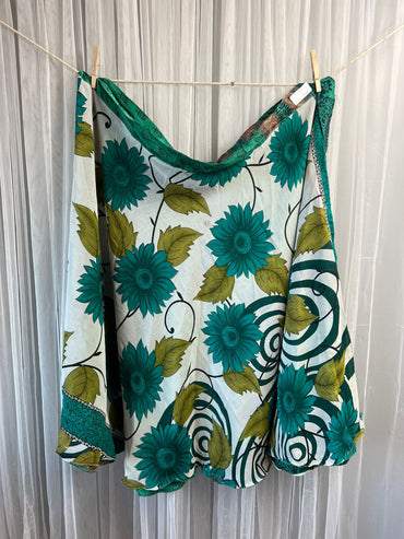Festive XL Calf FA014 - Rangeelaa- Fairtrade Sustainable Women's Clothingsaree wrap skirts