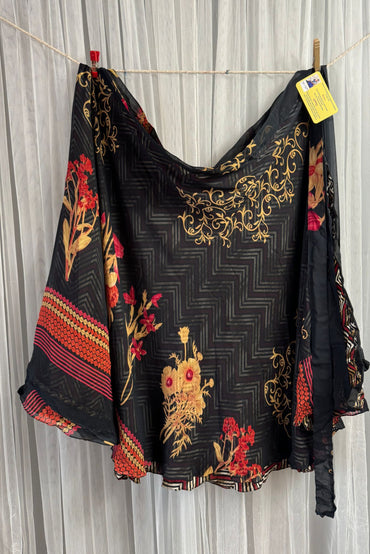Festive XL Tea -FS001 - Rangeelaa- Fairtrade Sustainable Women's Clothingsaree wrap skirts