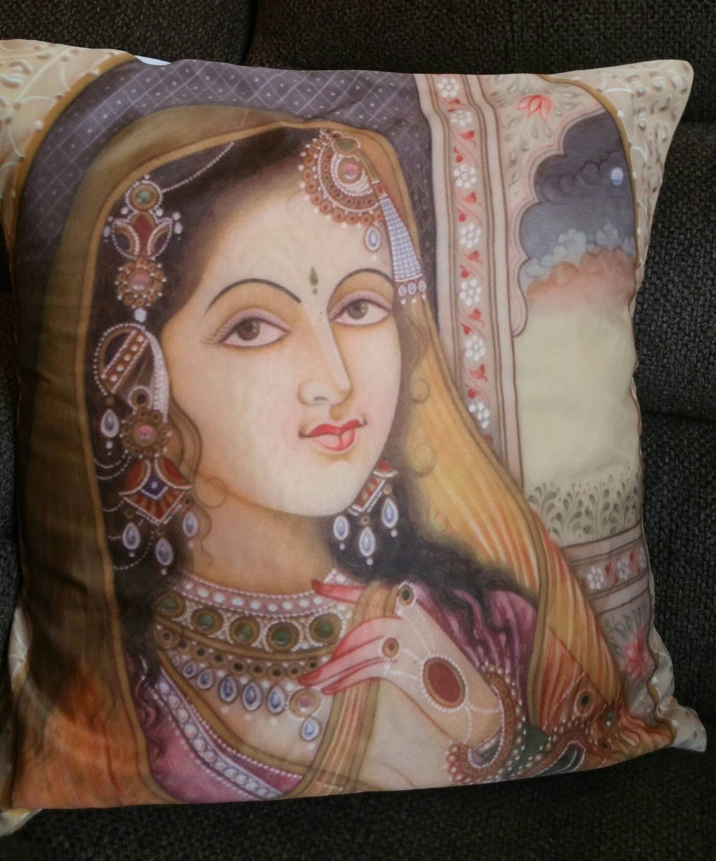 Maharani-Digital Print Bohemian Cushion Covers - Rangeelaa- Fairtrade Sustainable Women's ClothingEthnic Cushion Covers