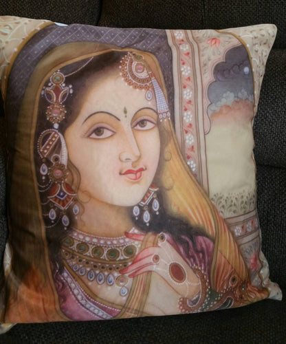 Maharani-Digital Print Bohemian Cushion Covers - Rangeelaa- Fairtrade Sustainable Women's ClothingEthnic Cushion Covers