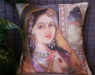 Maharani-Digital Print Bohemian Cushion Covers - Rangeelaa- Fairtrade Sustainable Women's ClothingEthnic Cushion Covers
