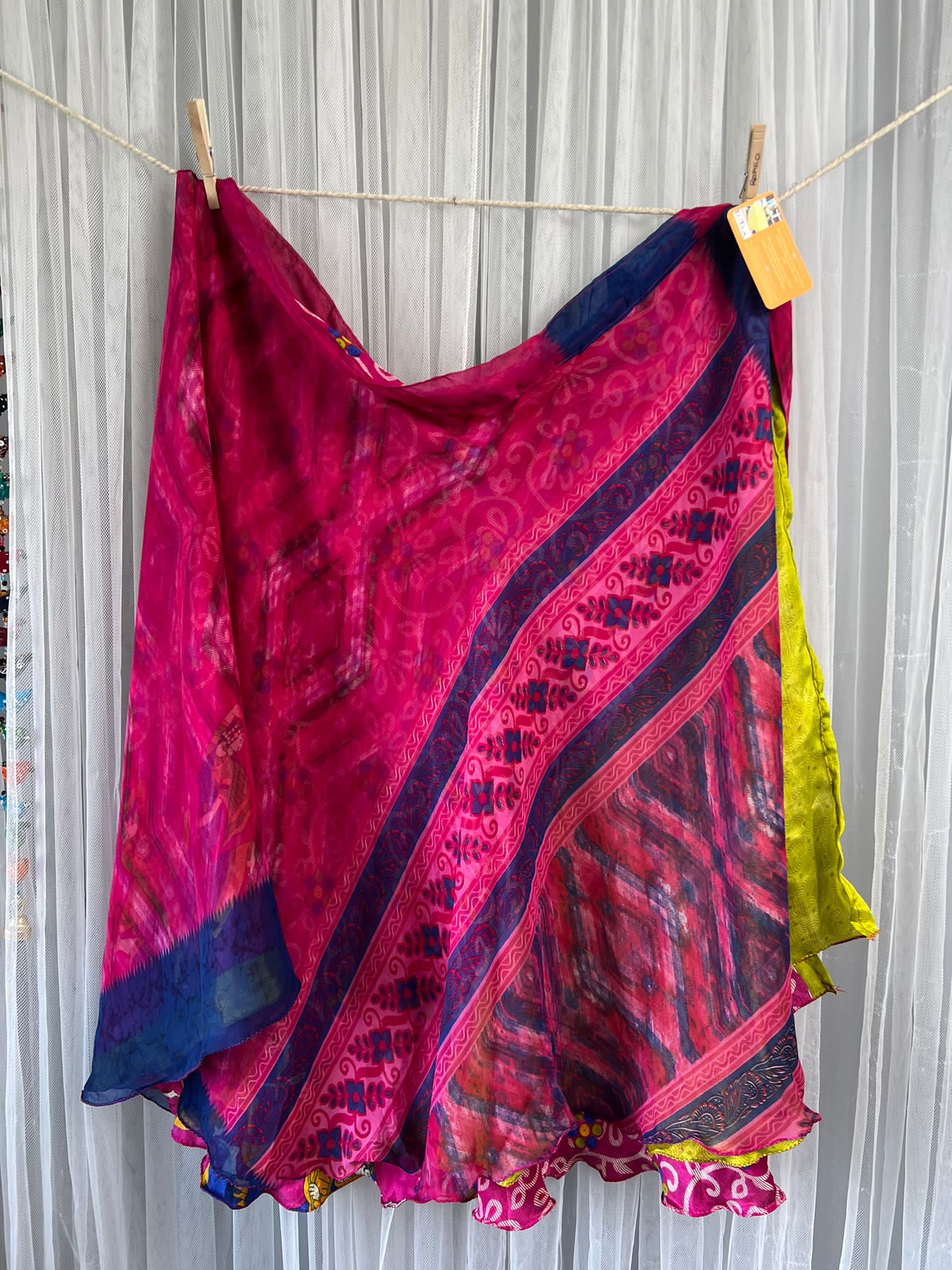 Mytri Premium XL Tea -PP007 - Rangeelaa- Fairtrade Sustainable Women's Clothingsaree wrap skirts