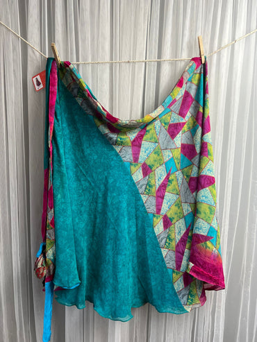 Mytri Premium XL Tea PR007 - Rangeelaa- Fairtrade Sustainable Women's Clothingsaree wrap skirts