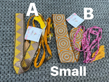 Ornamental waist belt Small size- Add on item only - Rangeelaa- Fairtrade Sustainable Women's Clothing