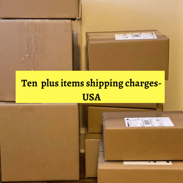 Shipping charges for 10+ items-USA - Rangeelaa- Fairtrade Sustainable Women's Clothing