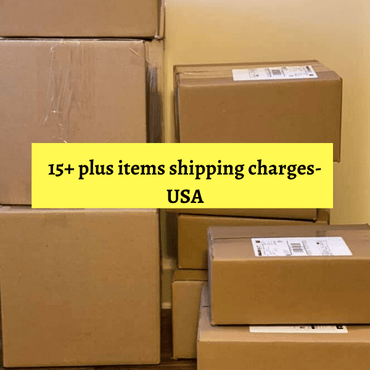 Shipping charges for 15+ items-USA - Rangeelaa- Fairtrade Sustainable Women's Clothing
