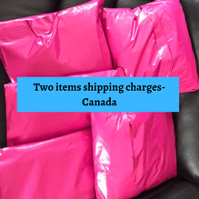 Shipping charges for Two Items-Canada