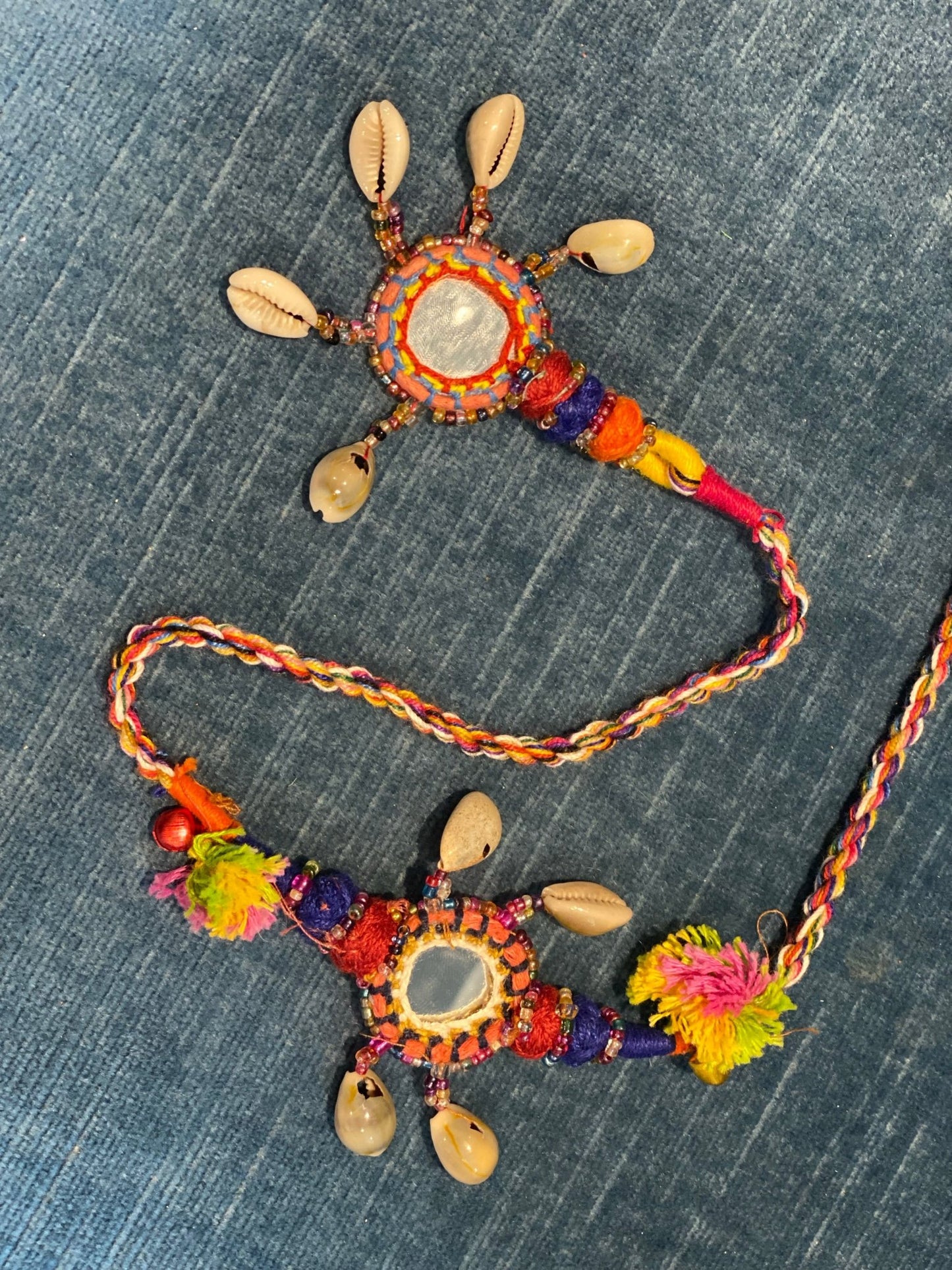 Thread & Mirror String garland - Rangeelaa- Fairtrade Sustainable Women's Clothing