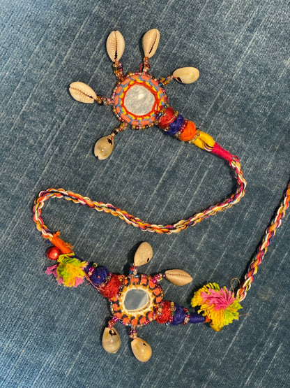 Thread & Mirror String garland - Rangeelaa- Fairtrade Sustainable Women's Clothing