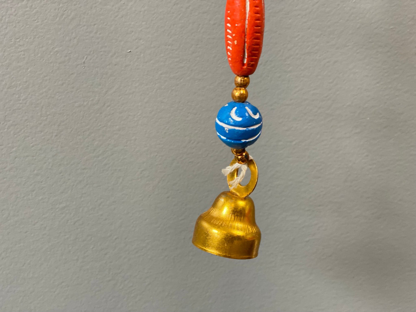Wooden bead Blue Elephant Motif string garland - Rangeelaa- Fairtrade Sustainable Women's Clothing