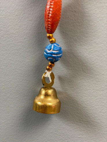 Wooden bead Red Elephant Motif string garland - Rangeelaa- Fairtrade Sustainable Women's Clothing